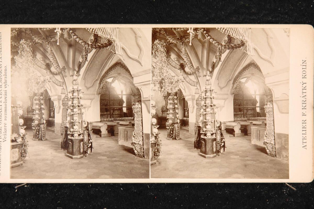 František Krátký, Sedletz-Ossarium (Kostnice Sedlec) in Kutná Hora/Sedletz (Sedlec), Böhmen, In…