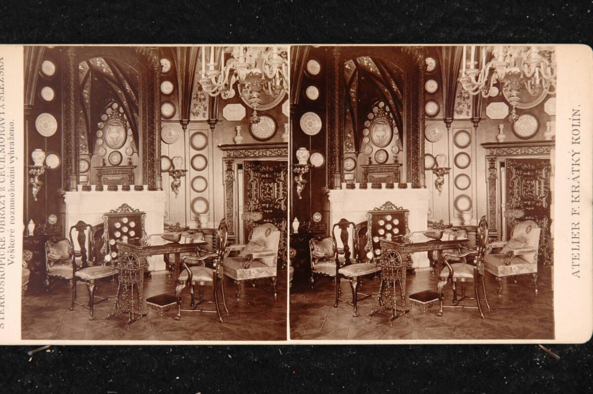 František Krátký, Schloss Frauenberg (bis 1912 Podhrad, heute: Hluboká nad Vltavou) in Böhmen: …