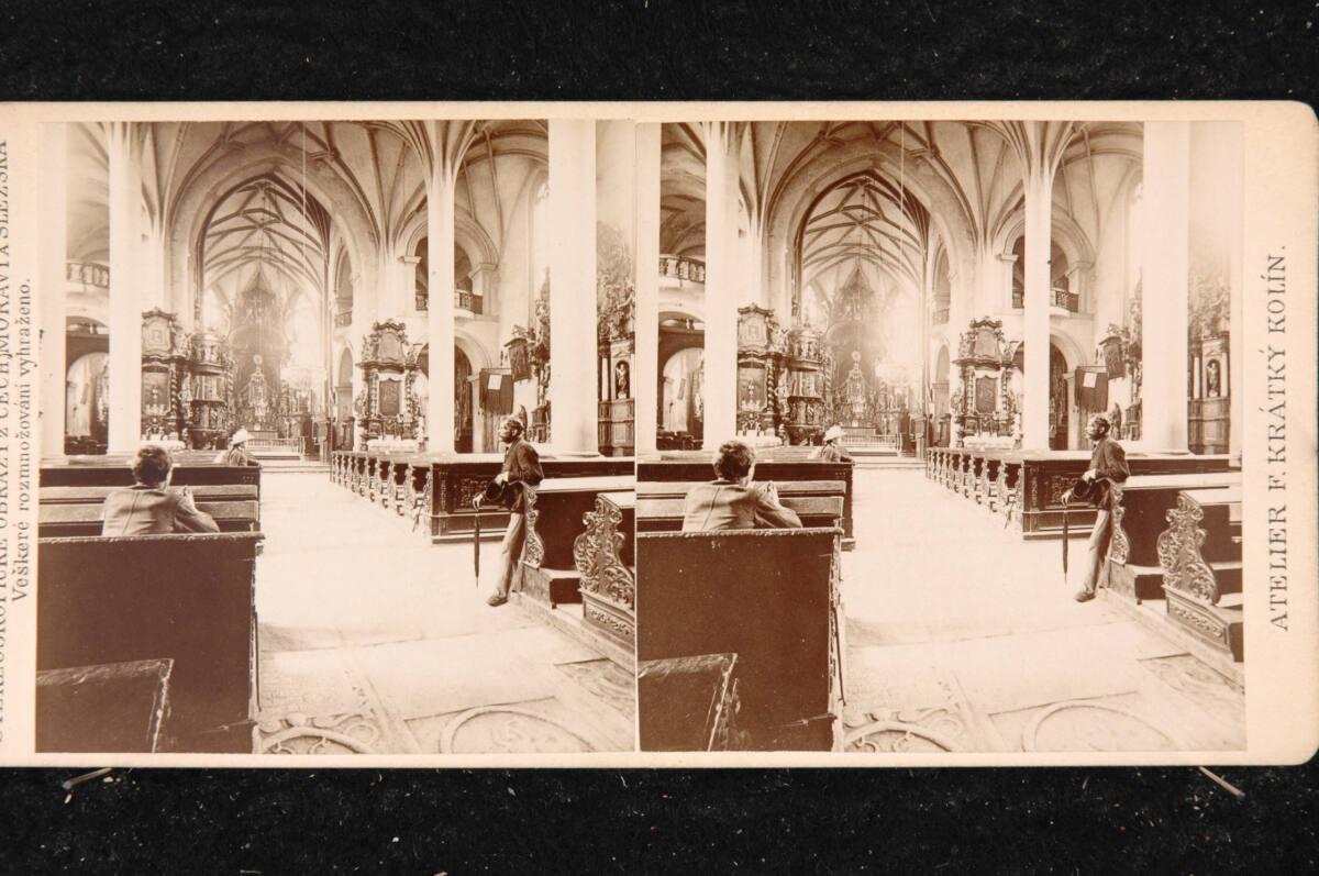 František Krátký, Klattau (Klatovy): das Innere der Kirche, Inv. Nr.: FotoGLV2000/21300