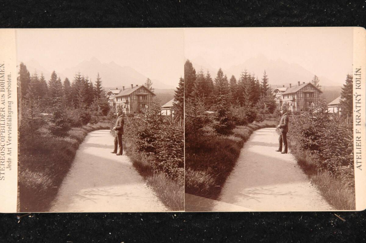 František Krátký, Bad Schmecks (Starý Smokovec) in der Tatra, Inv. Nr.: FotoGLV2000/21327