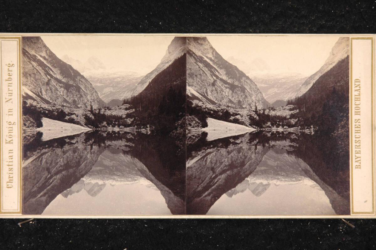 Christian König, Die blaue Gumpe  bei Garmisch Partenkirchen, Inv. Nr.: FotoGLV2000/21671