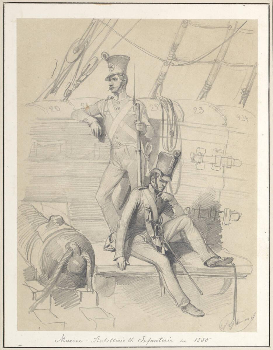 Franz Gerasch, Marine: Infanterie und Artillerie, Inv. Nr.: 5334