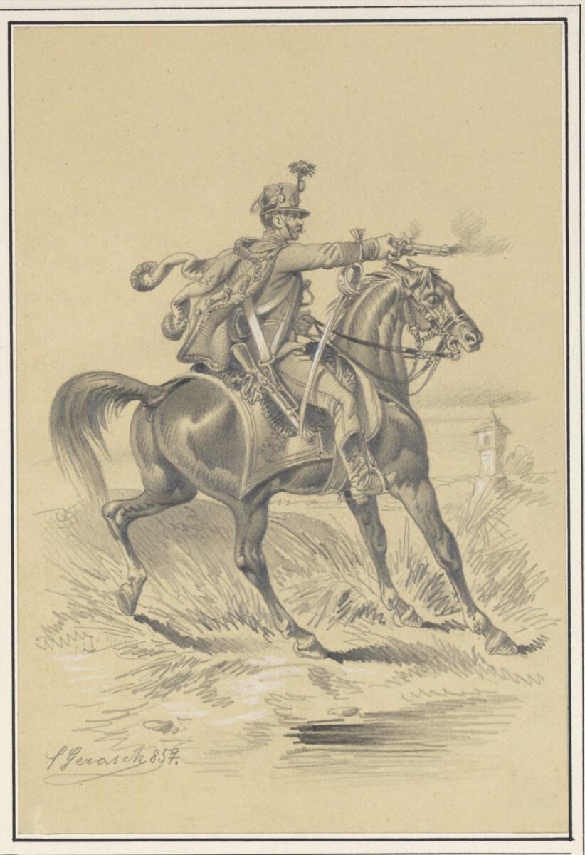 Franz Gerasch, Husar, Inv. Nr.: 5338