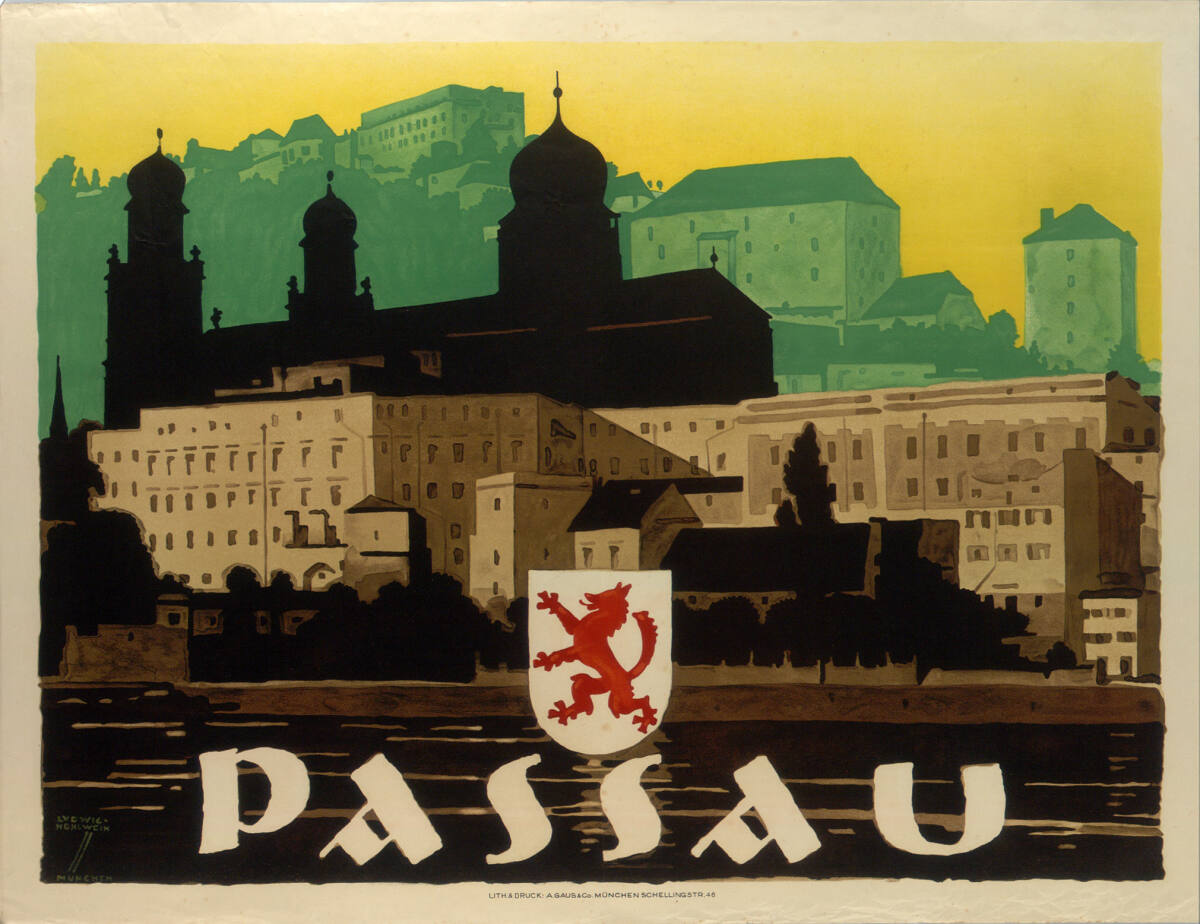 PASSAU, München Lith.&DruckA.Gauss&Co