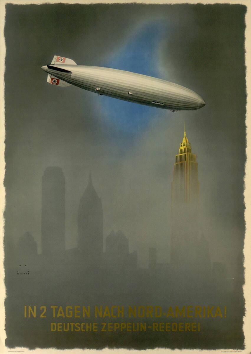 Jupp Wiertz, IN 2 TAGEN NACH NORD-AMERIKA! DEUTSCHE ZEPPELIN-REERDEREI, Inv. Nr.: DG2004/8676