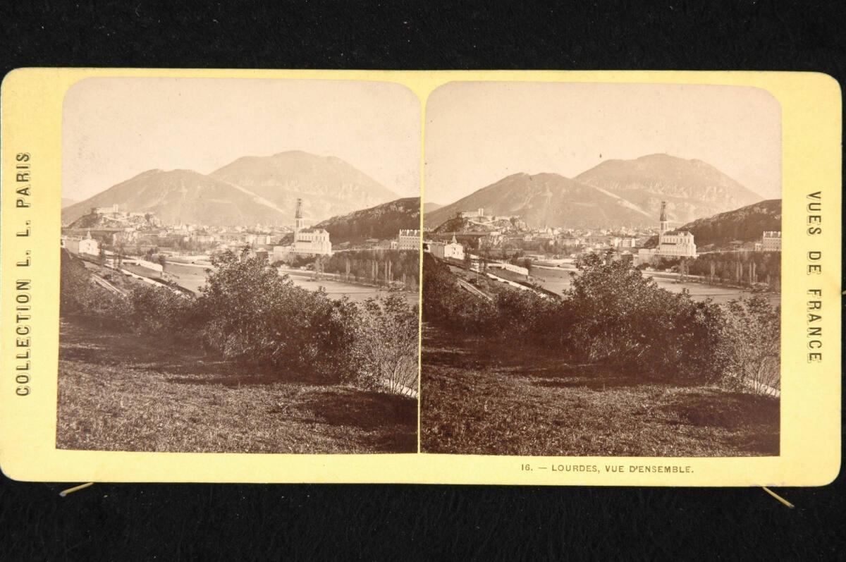 Léon & Lévy, Ansichten aus Frankreich: Lourdes: Panoramablick, Inv. Nr.: FotoGLV2000/16799