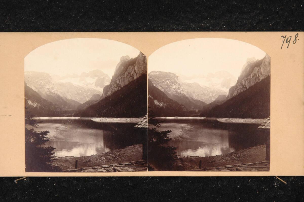 Louis Hardtmuth, Gosausee mit dem Dachstein, Inv. Nr.: FotoGLV2000/17552