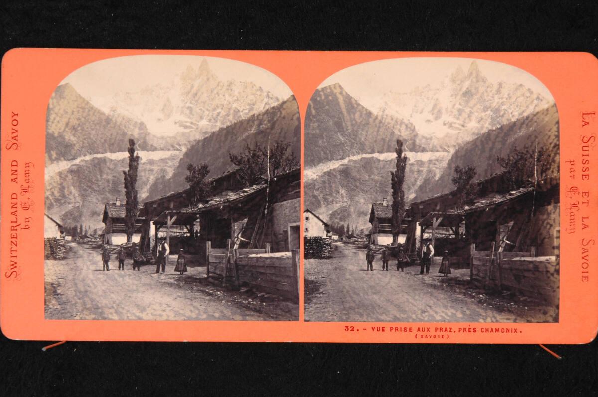 Pierre Eleonor Ernest Lamy, Bergdorf bei Chamonix, Inv. Nr.: FotoGLV2000/17890