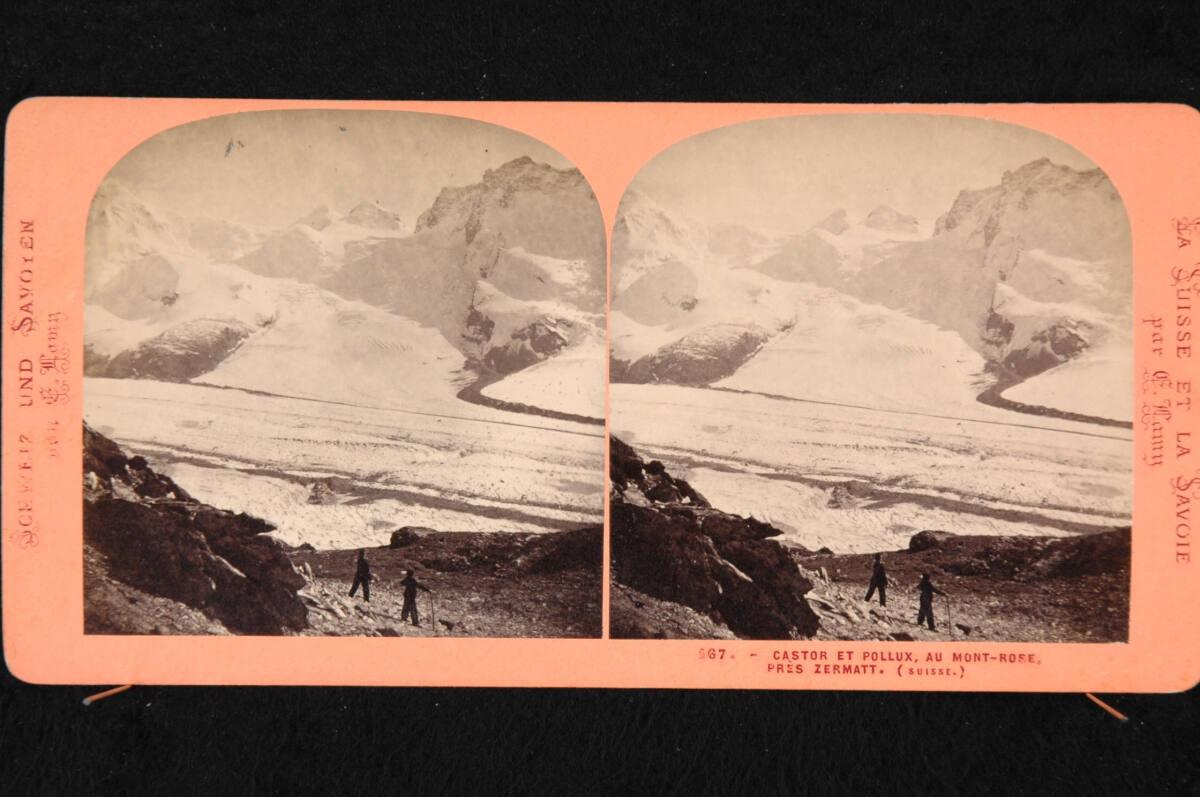 Pierre Eleonor Ernest Lamy, Gletscheransicht bei Zermatt, Inv. Nr.: FotoGLV2000/17927