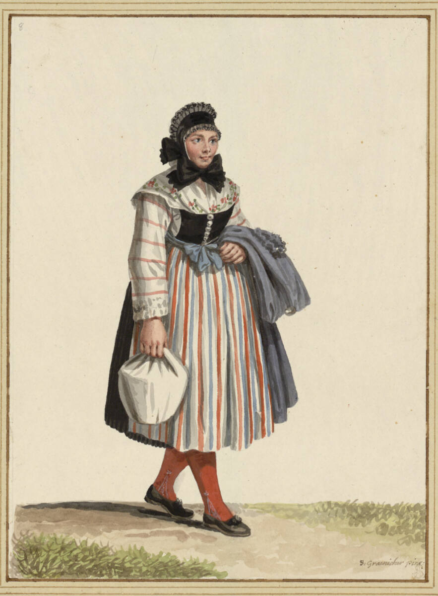 "Wendische Bäuerin", Samuel Gränicher, 1806-07