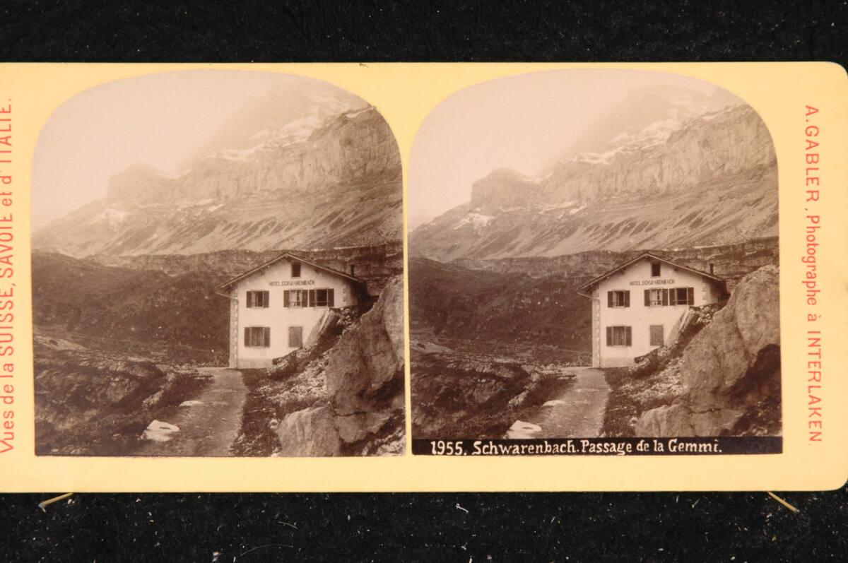 Johann Adam Gabler, Das Berghotel Schwarenbach am Gemmipass zwischen Berner Oberland und Wallis…