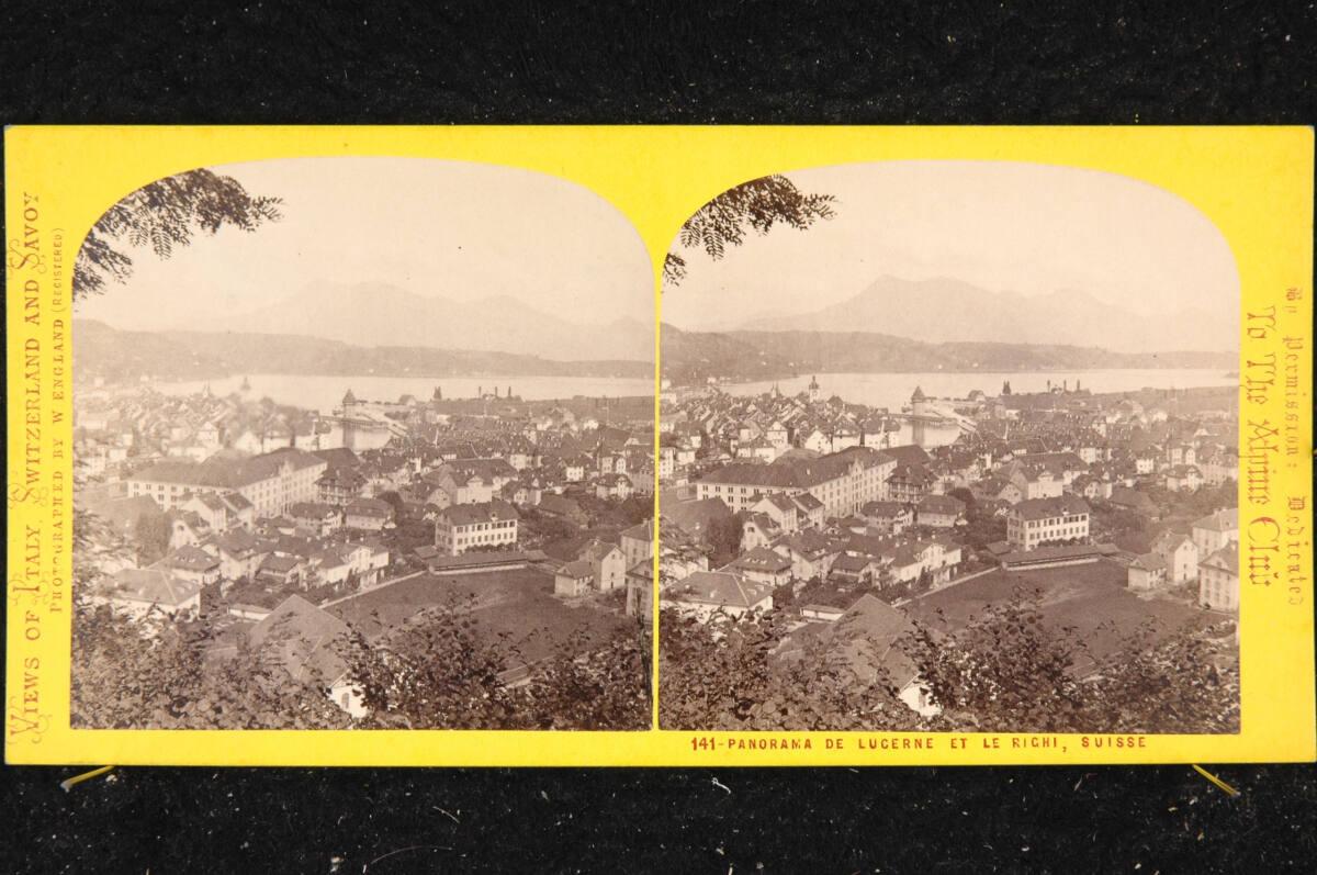 William England, Panorama von Luzern mit dem Rigi im Hintergrund, Inv. Nr.: FotoGLV2000/19429