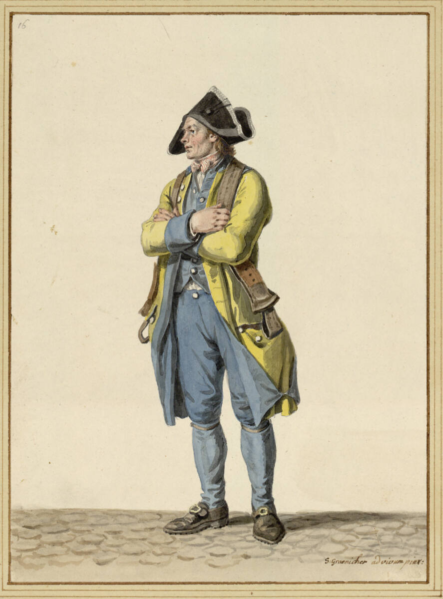 "Porte-chaiseur Träger", Samuel Gränicher, 1806-07