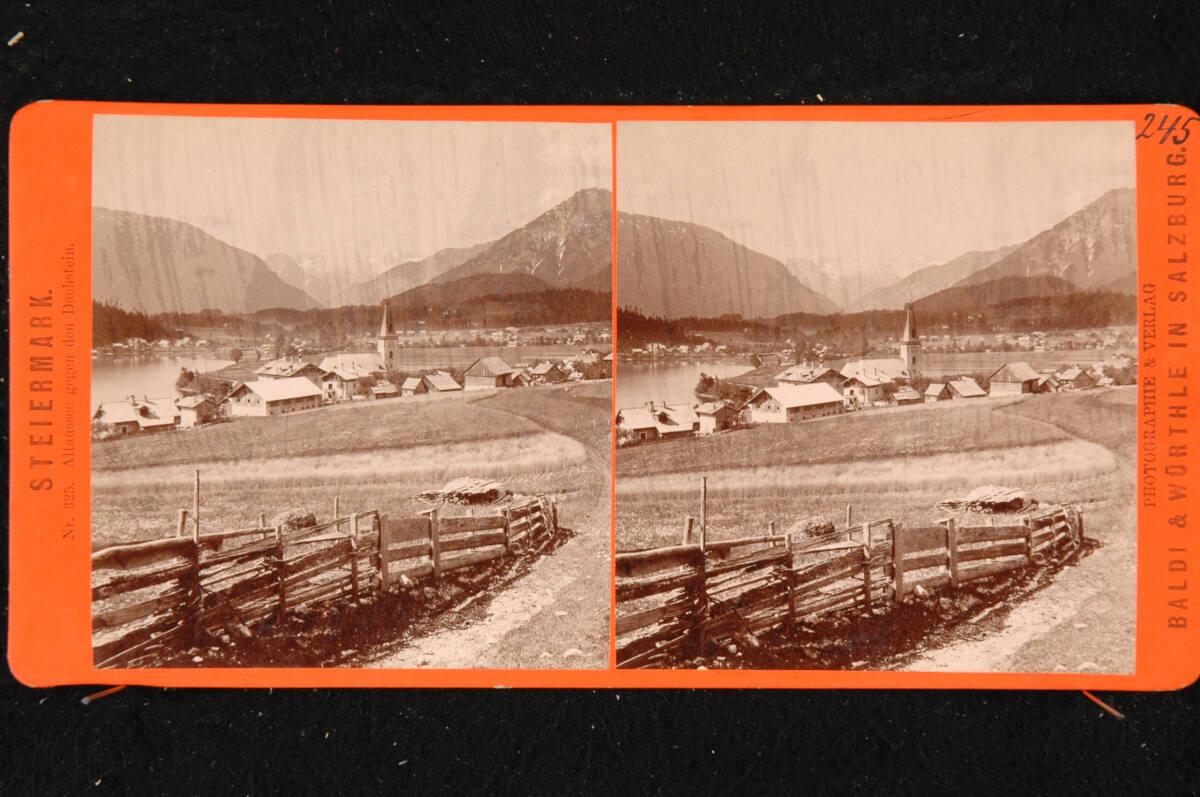 Friedrich Würthle, Baldi & Würthle, Altaussee gegen den Dachstein, Inv. Nr.: FotoGLV2000/20515
