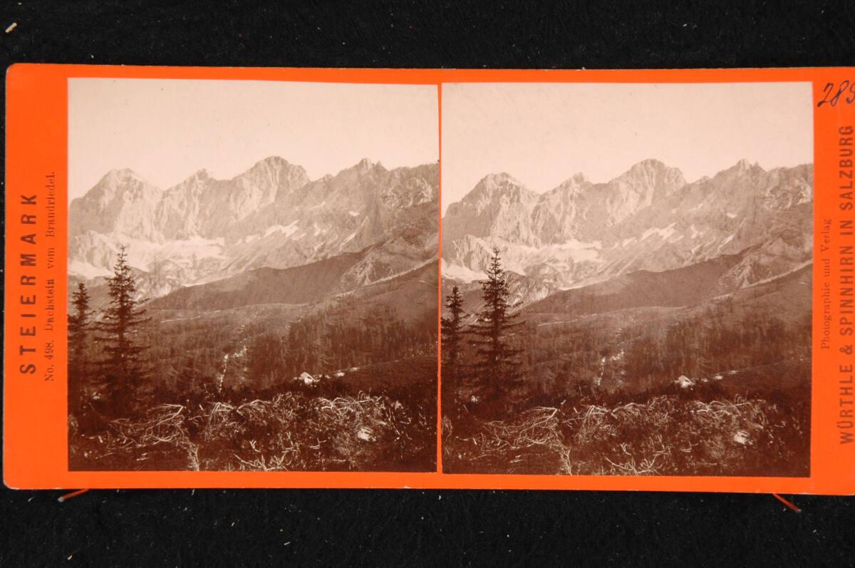 Friedrich Würthle, Würthle & Spinnhirn, Dachstein vom Brandriedel, Inv. Nr.: FotoGLV2000/20516
