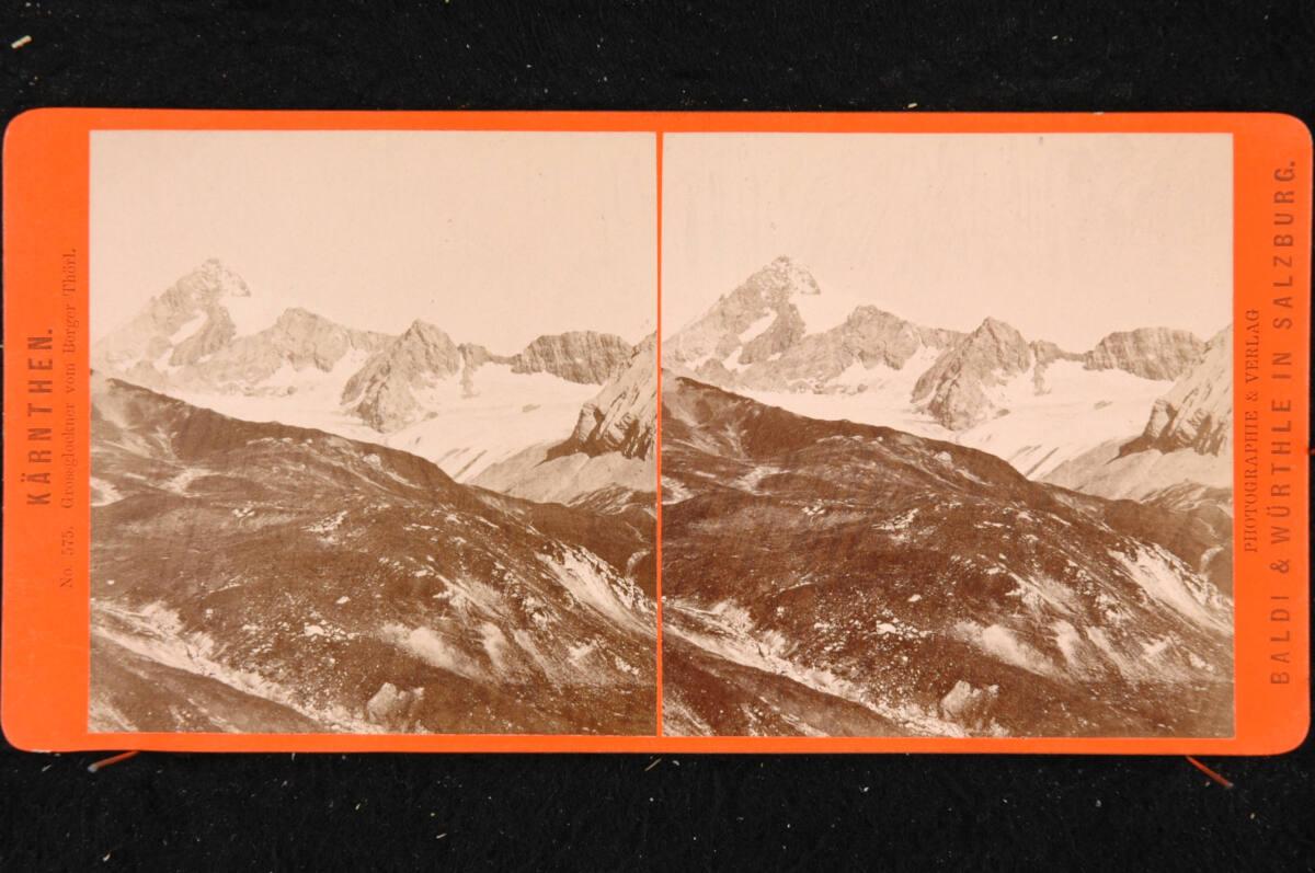 Friedrich Würthle, Baldi & Würthle, Großglockner vom Berger Törl, Inv. Nr.: FotoGLV2000/20588