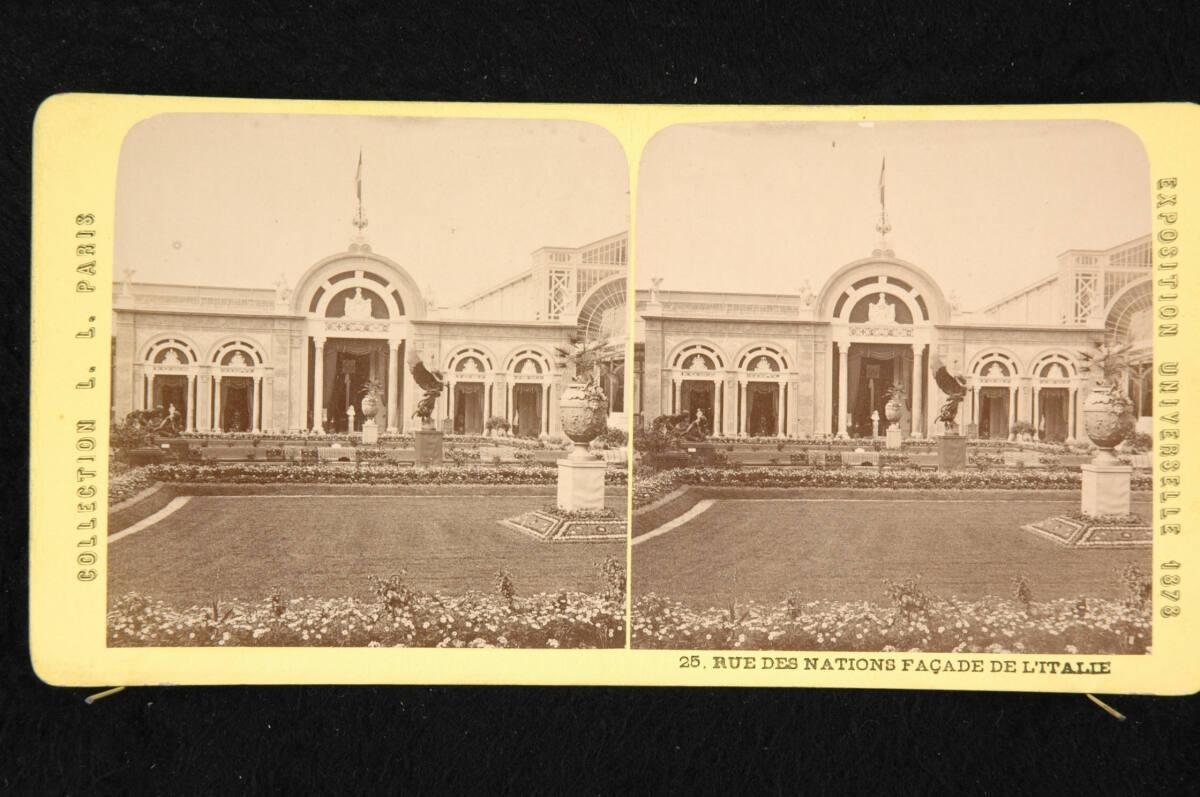 Léon & Lévy, Weltausstellung in Paris 1878: Straße der Nationen, Abschnitt Italien, Inv. Nr.: F…