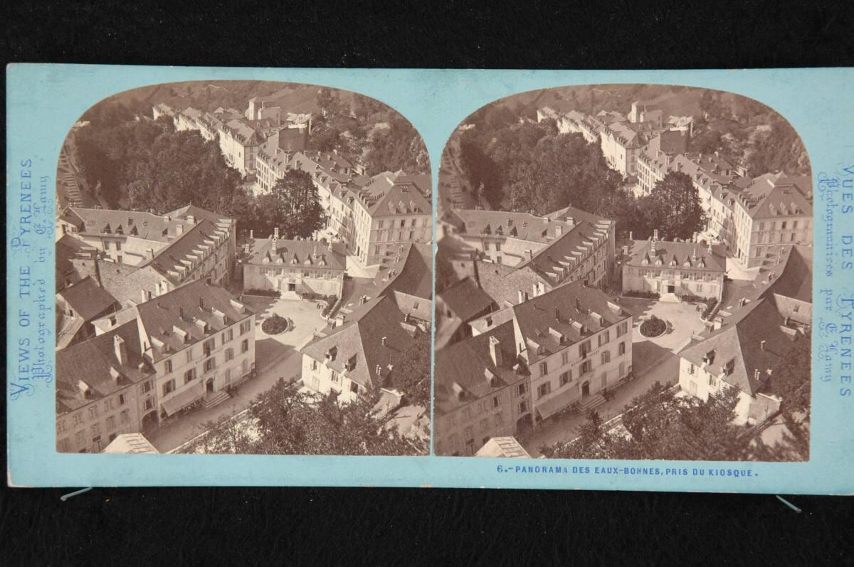Pierre Eleonor Ernest Lamy, Pyrenäen: Panorama von Eaux-Bonnes, Inv. Nr.: FotoGLV2000/23028