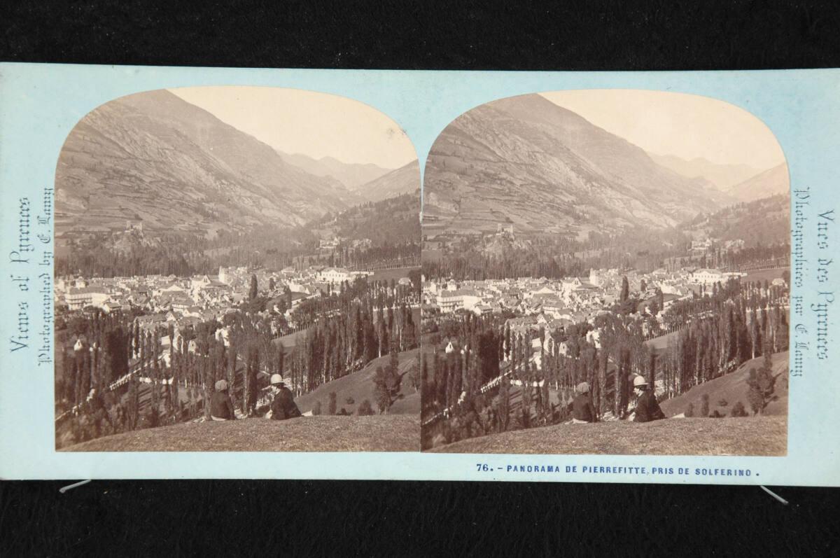 Pierre Eleonor Ernest Lamy, Pyrenäen: Panorama von Pierrefitte von Solferino aus genommen, Inv.…