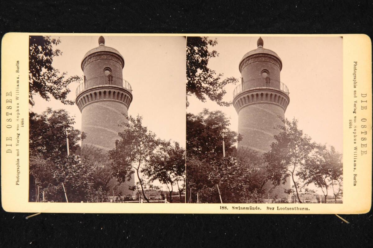 Sophus Williams, Swinemünde: Der Lootsenturm, Inv. Nr.: FotoGLV2000/17686