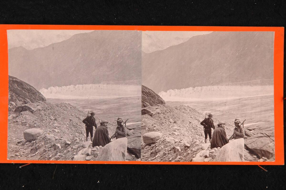 Johann Baptist Reiner, Moränen am Pasterze-Gletscher, Inv. Nr.: FotoGLV2000/18567