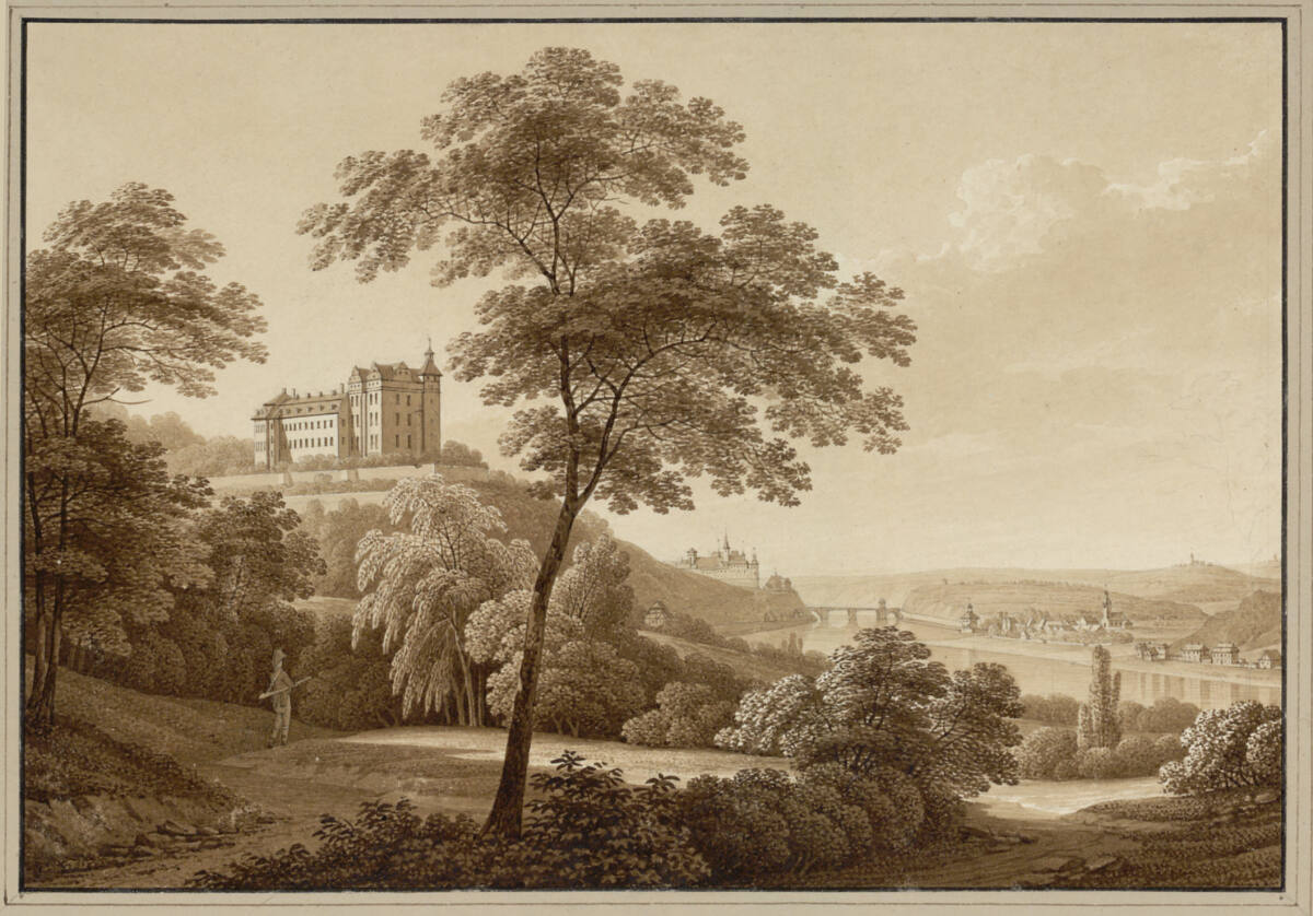 Schloss Siebeneichen bei Meißen, Christian Gottlob Hammer, 1815