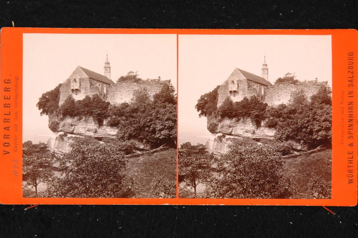 Friedrich Würthle, Würthle & Spinnhirn, Vorarlberg, Kapelle auf dem Gebhardsberg, Inv. Nr.: Fot…