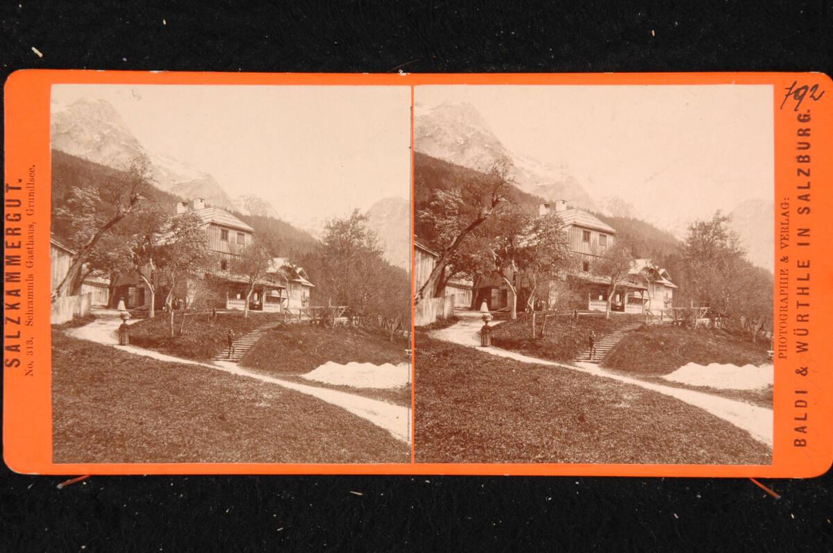 Friedrich Würthle, Baldi & Würthle, Salzkammergut, Schrammls Gasthaus, Grundlsee, Inv. Nr.: Fot…