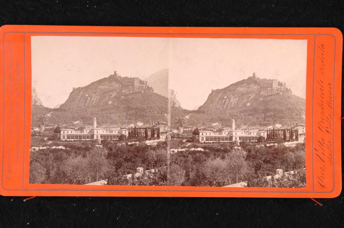 Giovanni Battista Unterveger, Villa Arciducale von der Villa Anna aus gesehen, in Arco, Inv. Nr…