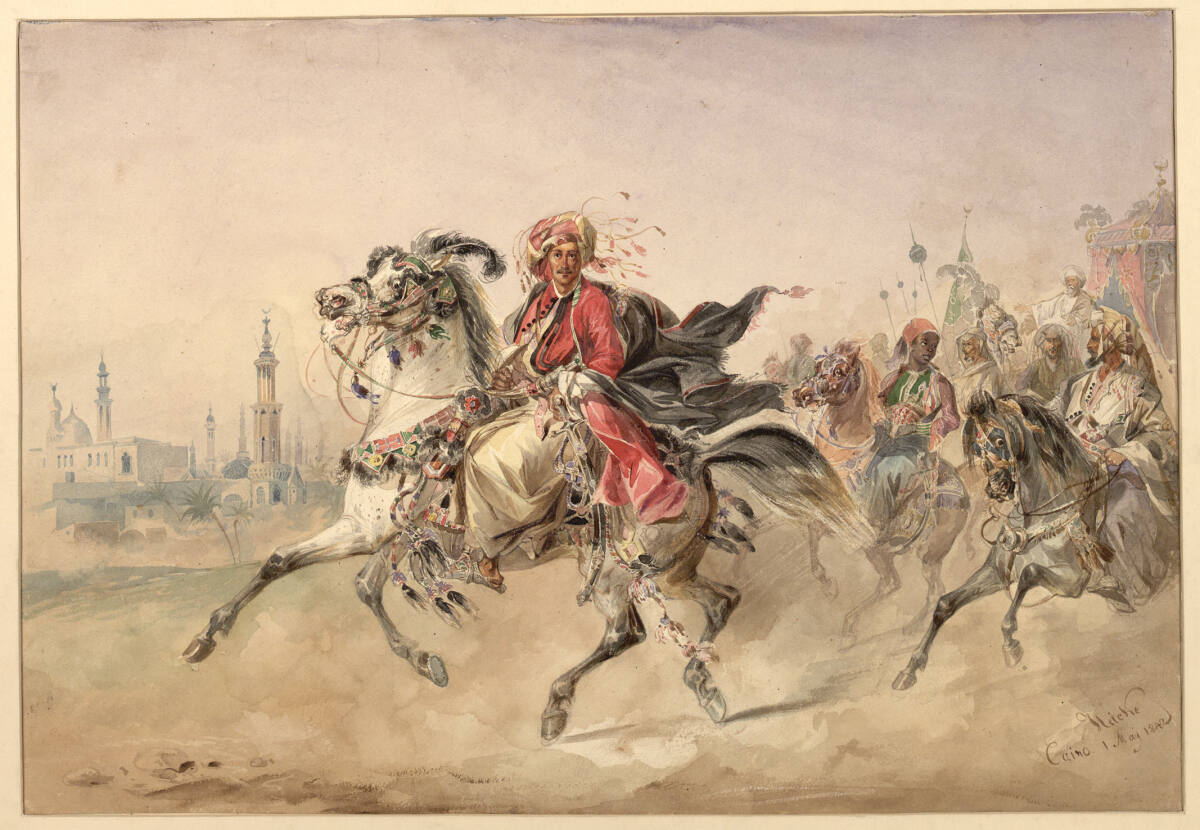 Heimkehr aus Mekka, Joseph Heicke, 1842