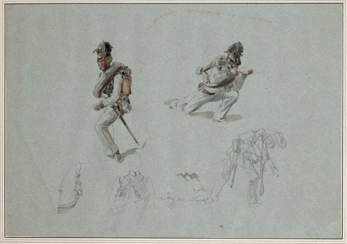 Österreichische Feldjäger, Joseph Heicke, 1850