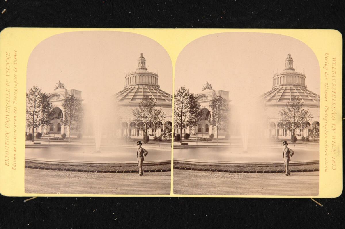 Wiener Photographen-Association, Weltausstellung in Wien 1873: Die Rotunde mit dem Springbrunne…