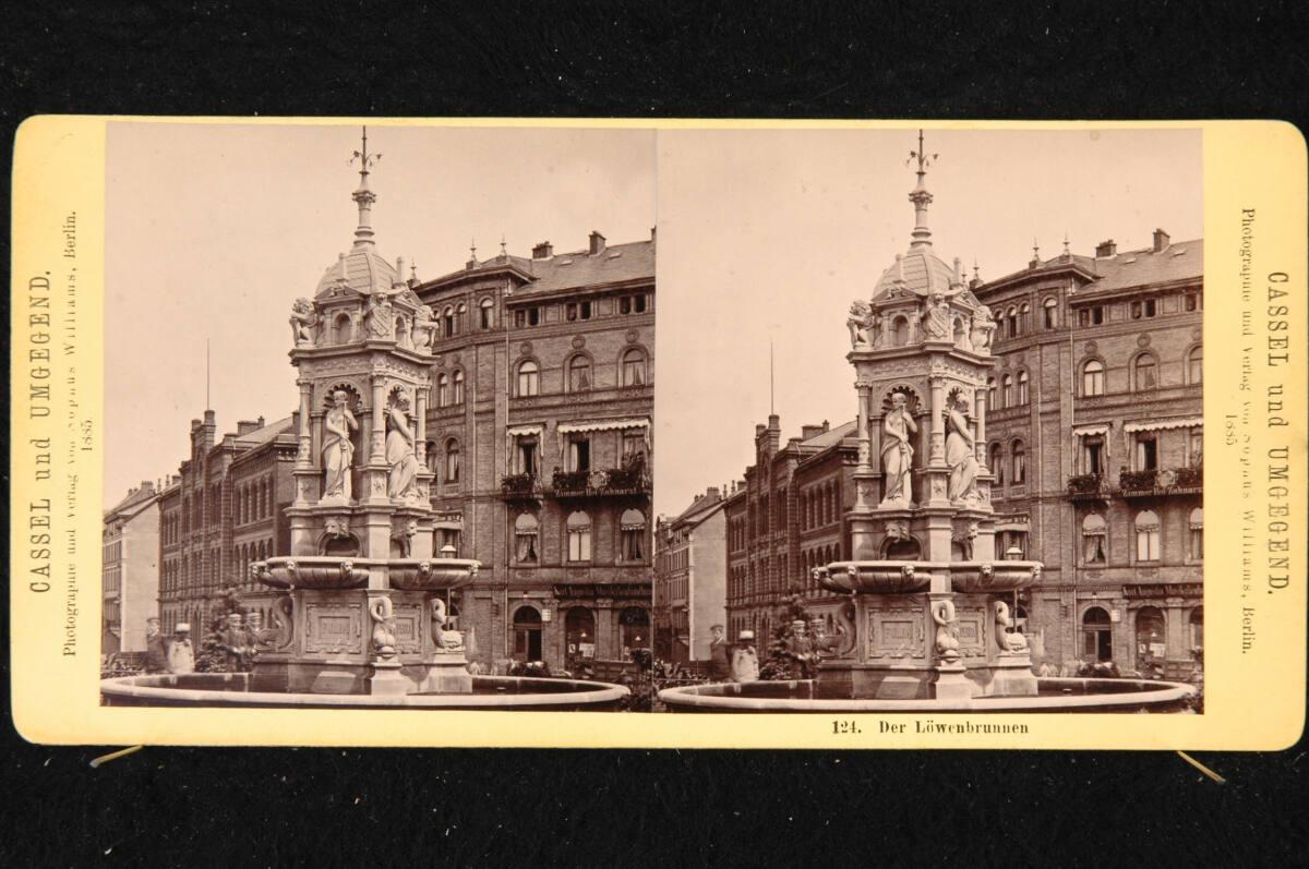 Sophus Williams, Kassel: Der Löwenbrunnen, Inv. Nr.: FotoGLV2000/21610