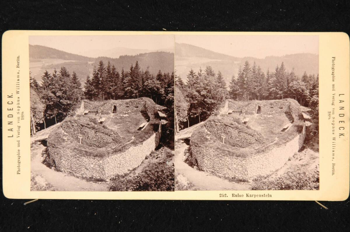 Sophus Williams, Landeck: Ruine Karpenstein, Inv. Nr.: FotoGLV2000/21767