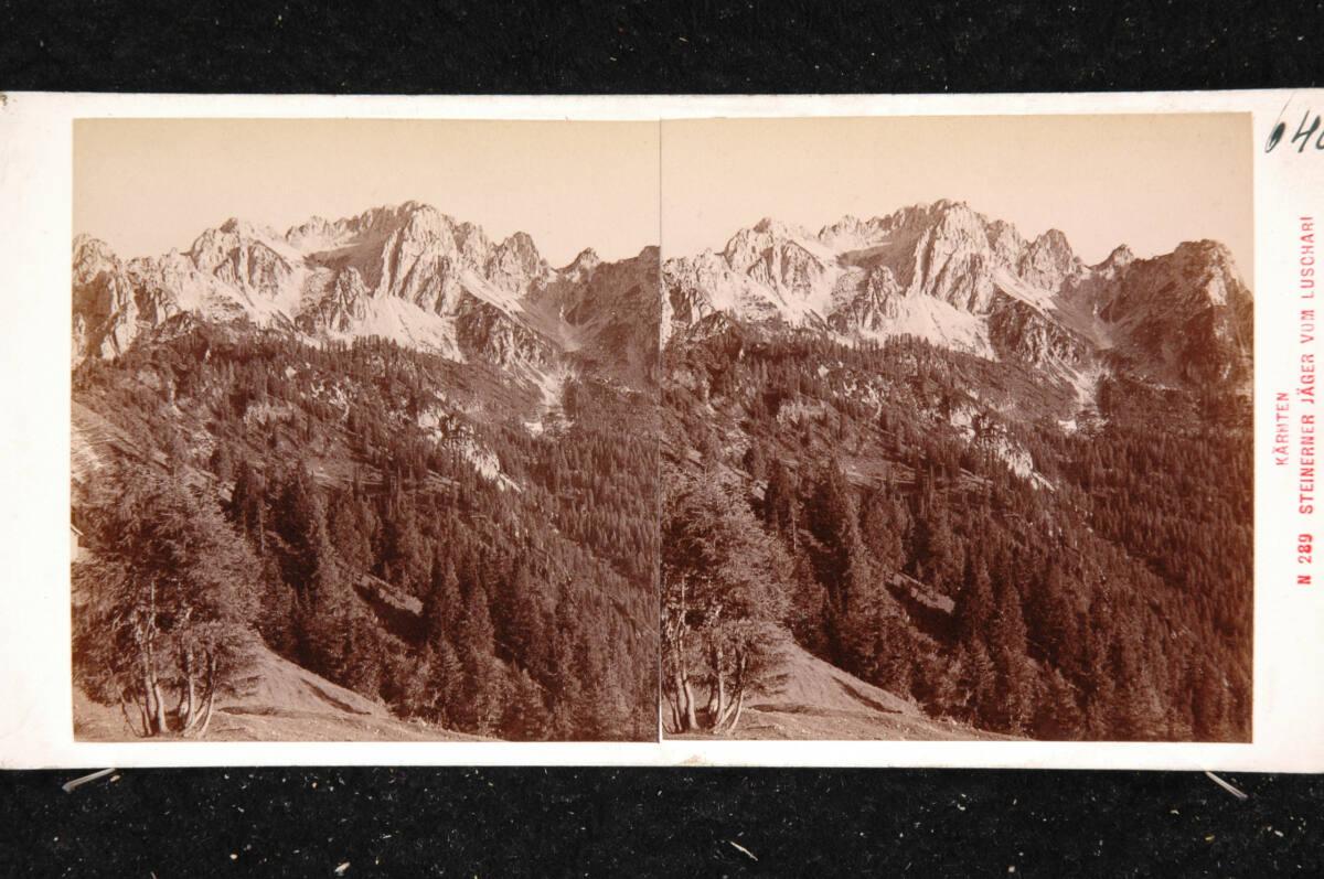 Alois Beer, Kärnten, Steinerner Jäger vom Luschari, Inv. Nr.: FotoGLV2000/2777