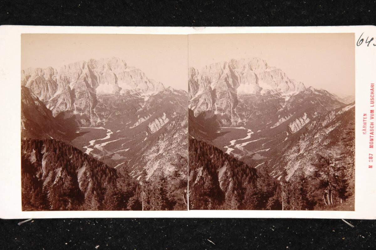 Alois Beer, Kärnten, Montasch vom Luschari, Inv. Nr.: FotoGLV2000/2778