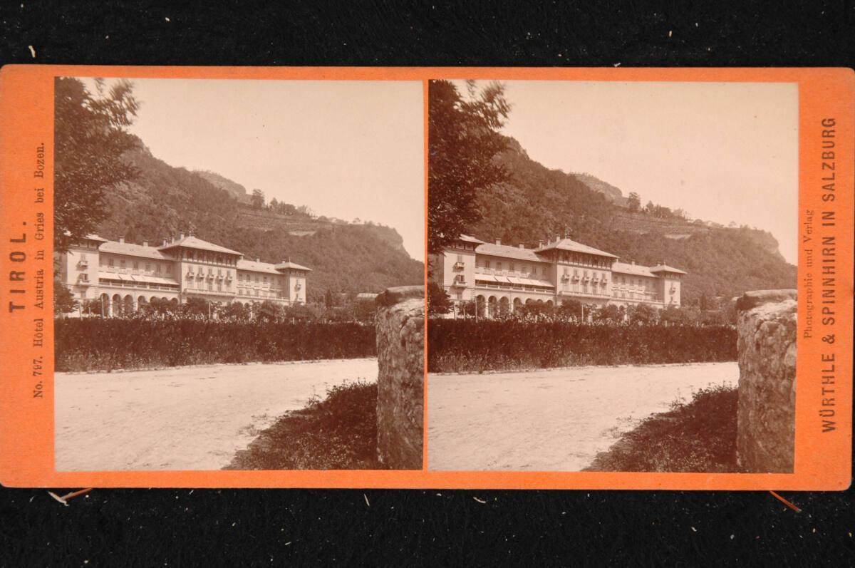 Friedrich Würthle, Würthle & Spinnhirn, Tirol, Hôtel Austria in Gries bei Bozen, Inv. Nr.: Foto…