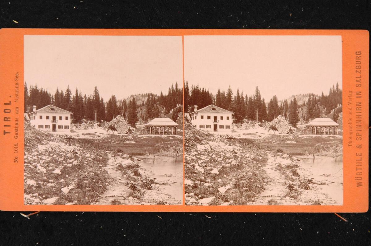 Friedrich Würthle, Würthle & Spinnhirn, Tirol, Gasthaus am Misurina-See, Inv. Nr.: FotoGLV2000/…