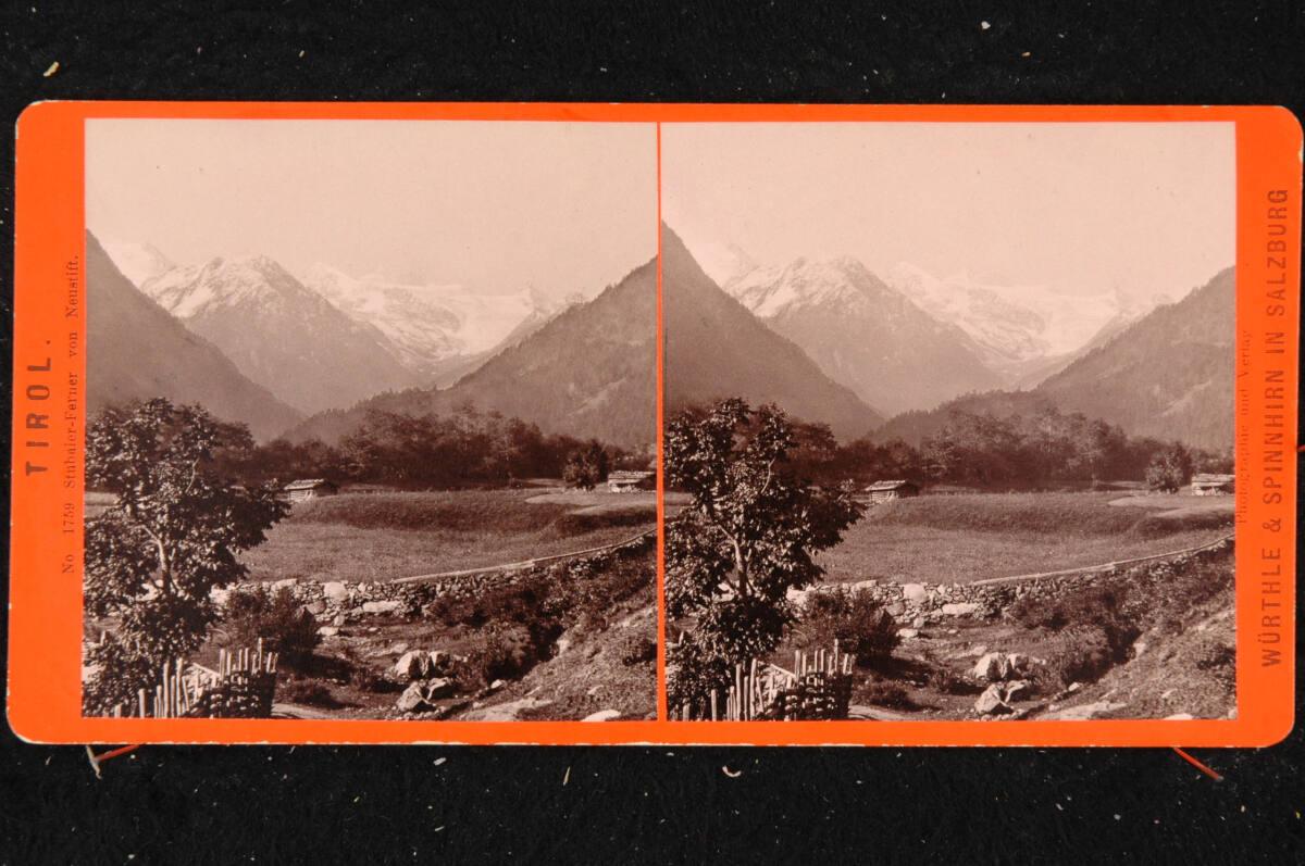 Friedrich Würthle, Würthle & Spinnhirn, Tirol, Stubaier-Ferner von Neustift, Inv. Nr.: FotoGLV2…