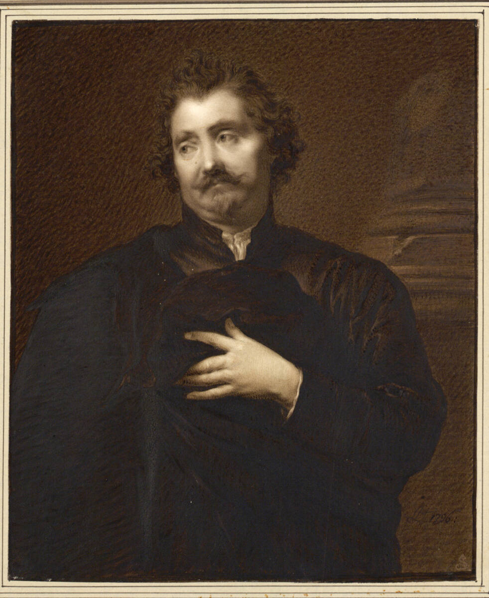 Kopie nach Anton van Dyck: Bildnis des Kupferstechers Karel van Mattery, LorenzHofnas, 1796