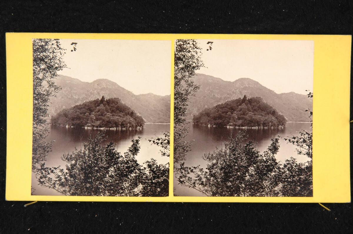 George Washington Wilson, Loch Katrine in Schottland mit der Ellen's Isle, Inv. Nr.: FotoGLV200…