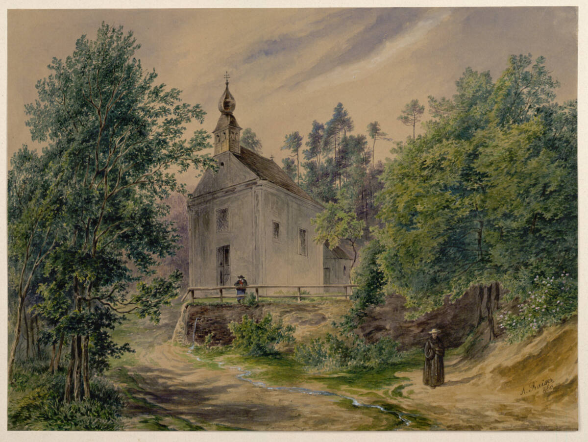 Waldkapelle, St. Ulrichsbrunnen in der Steiermark, Alexander Kaiser, 1860