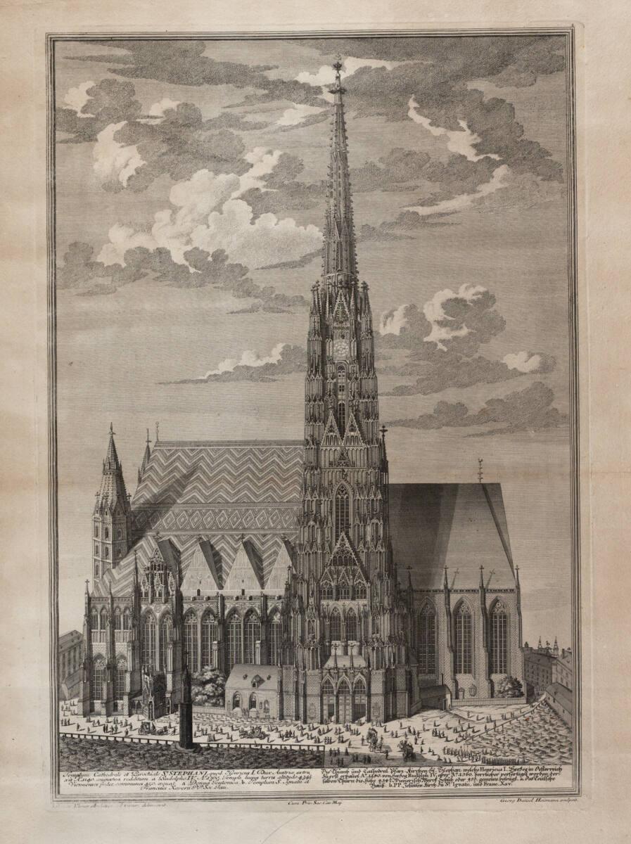 Salomon Kleiner, Der Stephansdom in Wien, Inv. Nr.: DG2004/8517