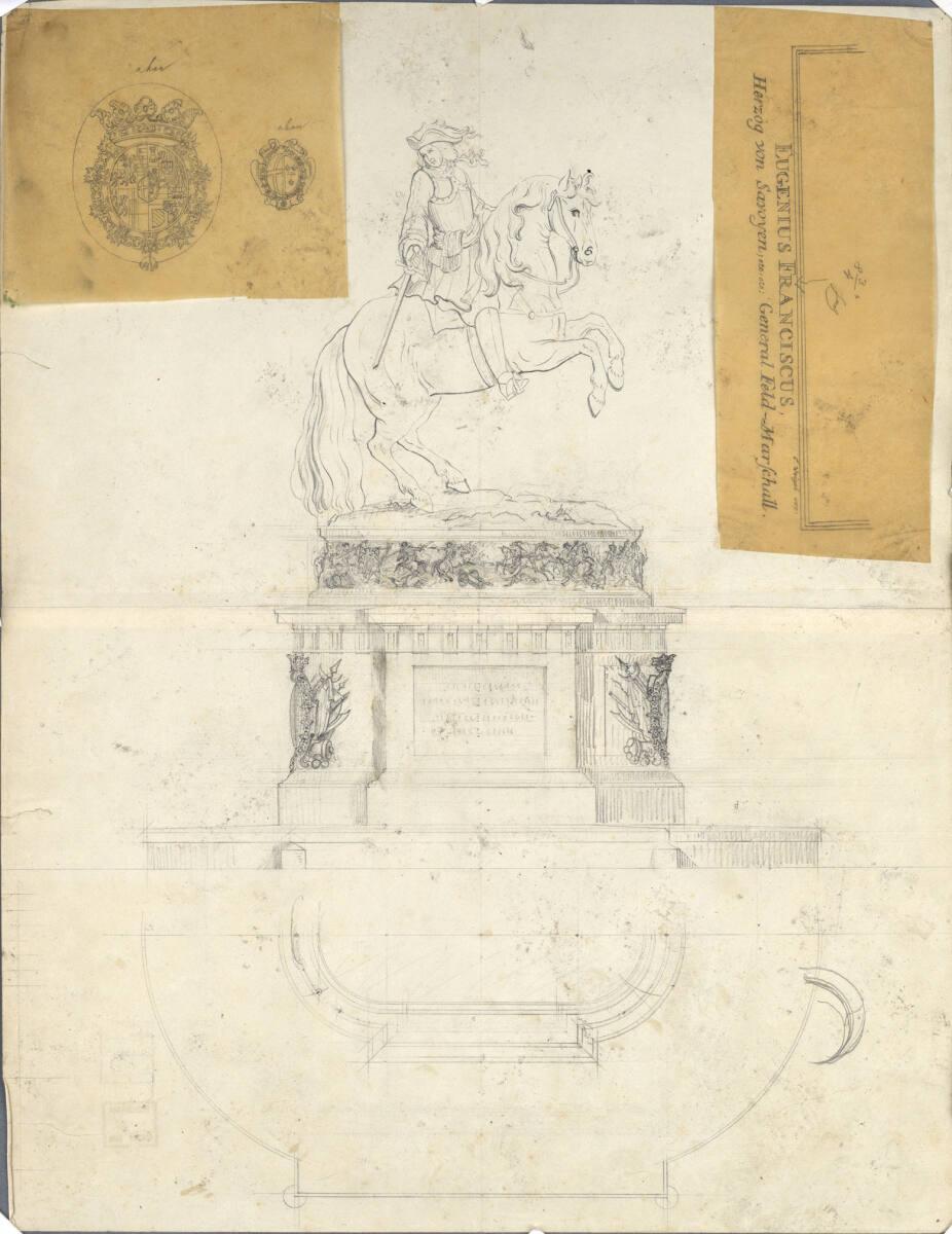 Anton Dominik (Ritter von) Fernkorn, Wien I, Hofburg, Äußerer Burgplatz, Prinz Eugen-Denkmal, A…