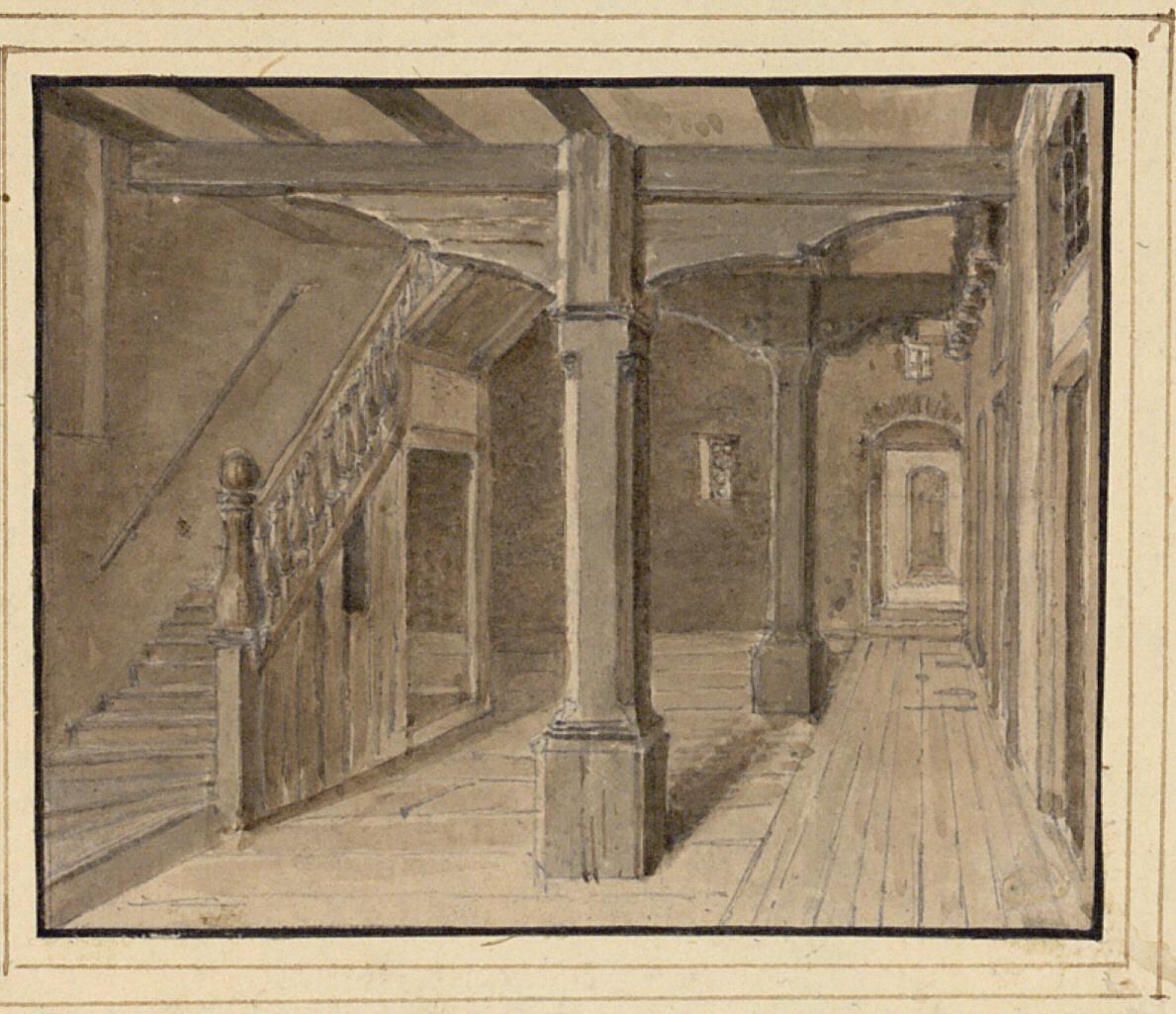 Johann Adam Klein, Erdgeschoß des Dürerhauses in Nürnberg, Inv. Nr.: 5572