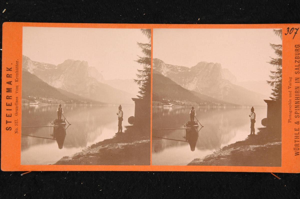 Friedrich Würthle, Würthle & Spinnhirn, Steiermark, Grundlsee vom Kronhütter, Inv. Nr.: FotoGLV…