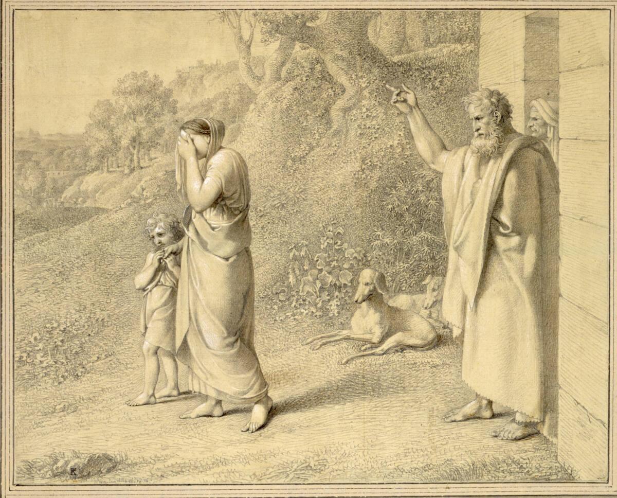 Peter Johann Krafft, Die Verstoßung Hagars, Inv. Nr.: 5725