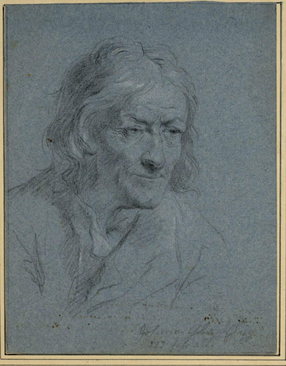 Franz Linder, Johann Glantschnig (Porträtstudie), Inv. Nr.: 5808