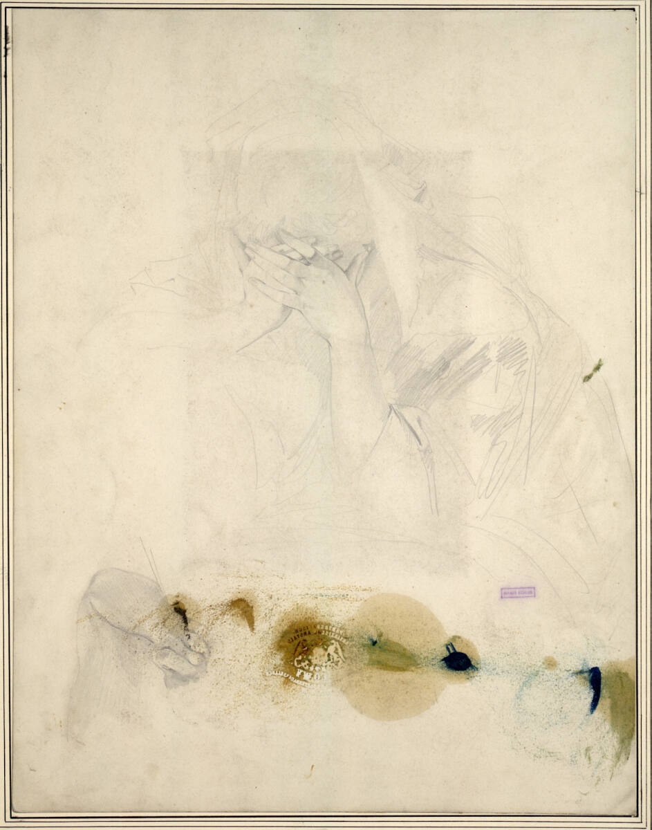 Studie zum "Tod der Kleopatra", Hans Makart
