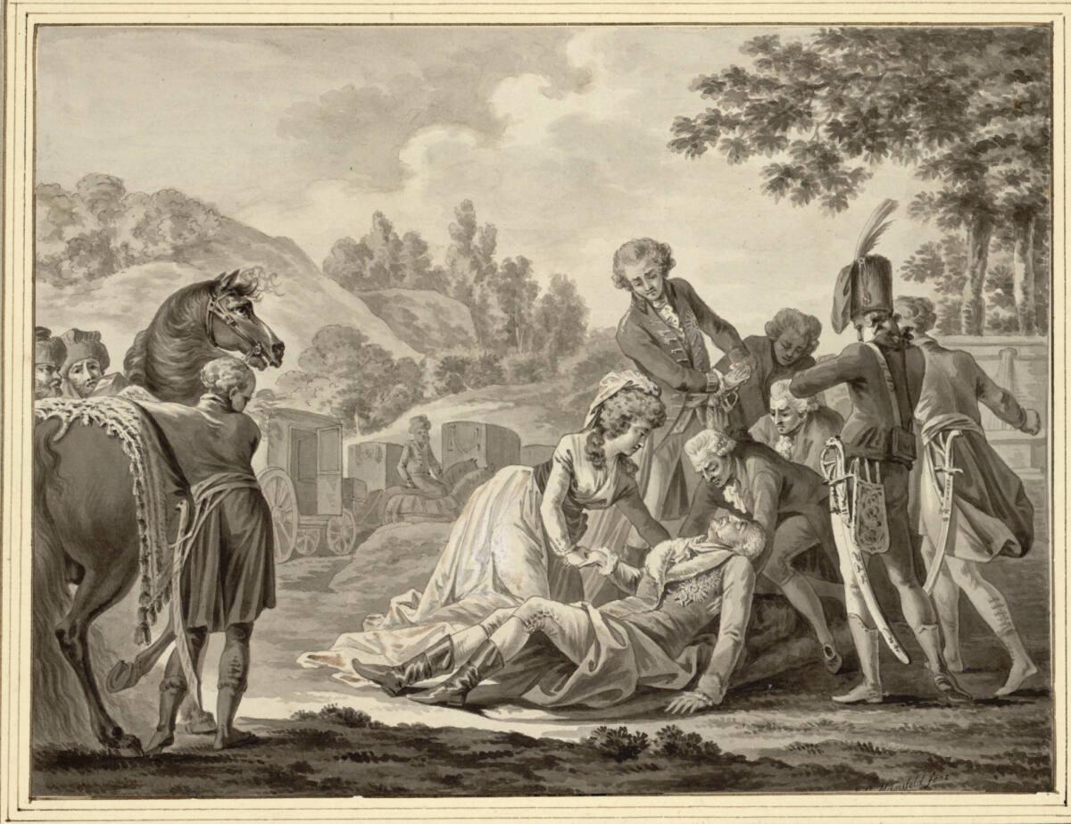 Johann Georg Mansfeld, Der Tod Potemkins, Inv. Nr.: 5858
